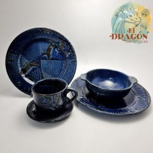 Puesto de Vajilla - Cerámicas el Dragon, - ceramica de el Carmen de Viboral - decoración Nueva